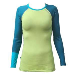 Women's Functional Bamboo Long Sleeve T-Shirt - Green - Kerosene Sleeves