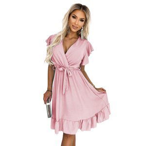 Dress with ruffles, neckline and ties Numoco