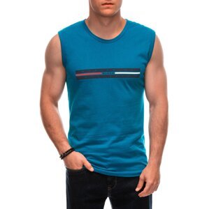 Edoti Men's printed tank top