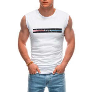 Edoti Men's printed tank top