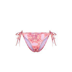 Trendyol Floral Patterned Tie-Up High Waist Hipster Bikini Bottom