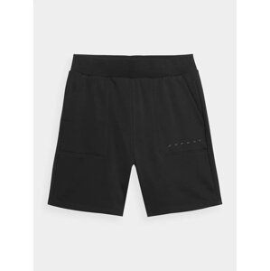 Men's 4F Tracksuit Shorts - Black