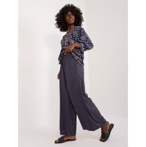 Navy Blue Wide Palazzo Pants SUBLEVEL