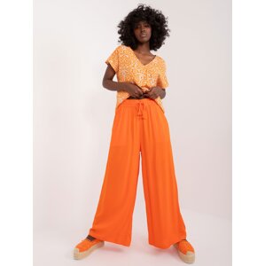 Orange wide palazzo pants SUBLEVEL