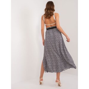 Black women's viscose skirt SUBLEVEL