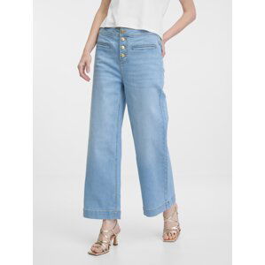 Orsay Light Blue Women's Wide Jeans - Women