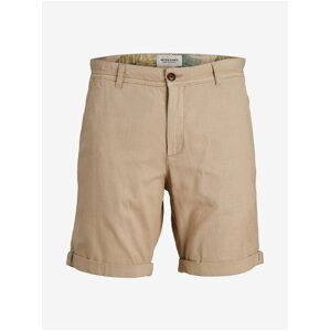 Beige Men's Jack & Jones Marco chino shorts - Men's