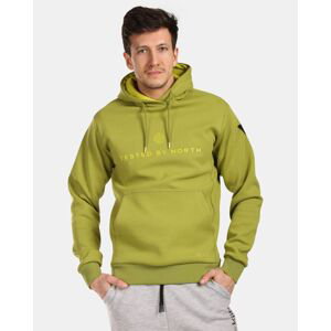 Men's cotton hooded sweatshirt Kilpi TOMAR-M Green