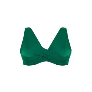 Trendyol Curve Emerald Green Bikini Top