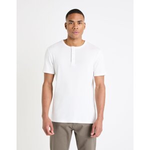 Celio Henley Genrib T-Shirt - Mens