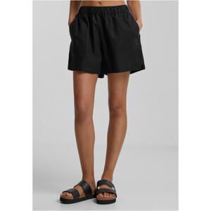 Women's Linen Shorts Black