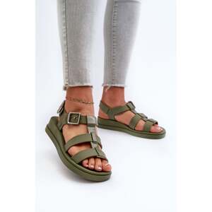 Women's Smooth Sandals ZAXY Green