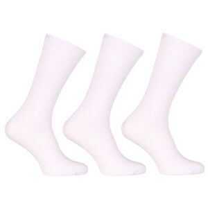 3PACK Socks Nedeto High Bamboo White