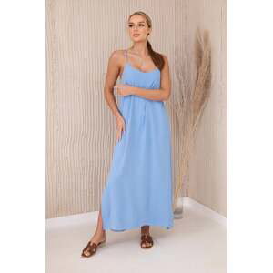 Women's summer dress FASARDI - light blue