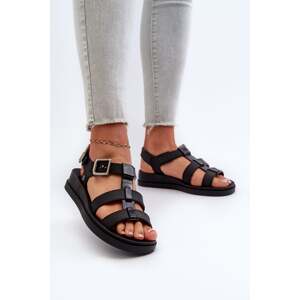 Women's Smooth Sandals ZAXY Black