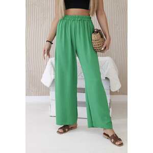 Green Wide Trousers