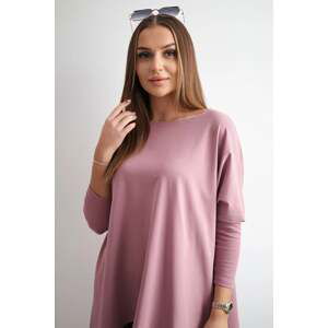 Oversize blouse dark pink