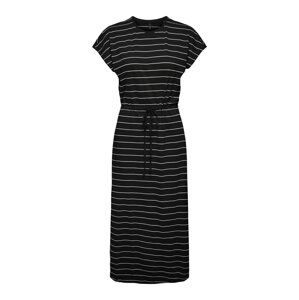 Black women's striped midi dress ONLY May - Women