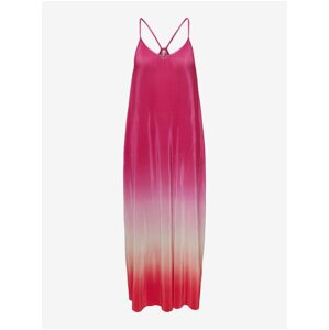 Women's Dark Pink Maxi Dress ONLY Jilly - Women