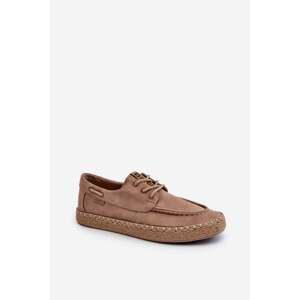 Men's lace-up espadrilles Big Star Beige