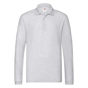 Light grey Premium Polo Friut of the Loom