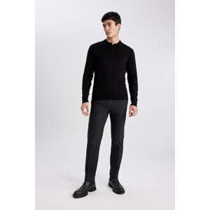 DEFACTO jogger Regular Hem Wool Look Trousers