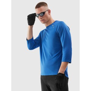 Men's cycling T-shirt 4F - blue