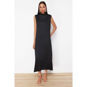 Trendyol Black Plain Knitted Diving/Scuba Underwear Dress