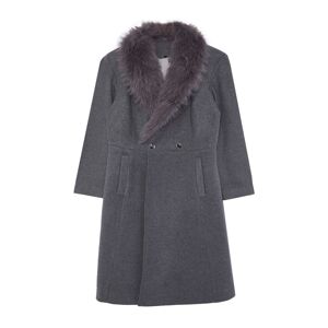 Trendyol Curve Anthracite Für Collar Coat