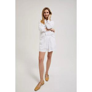 Women's Linen Shorts MOODO - White
