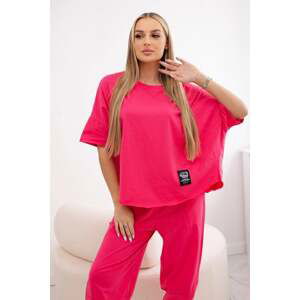 Women's set T-shirt + pants - pink