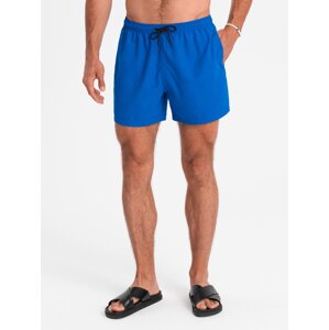 Ombre Neon men's swim shorts with magic print effect - blue