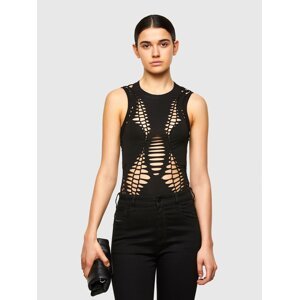 Diesel Body - T-BRAID TANK TOP čierne