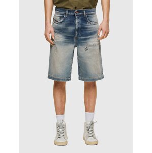 Diesel Krátke nohavice - D-MACS-SHORT SHORTS svetlomodré