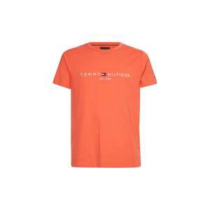 Tommy Hilfiger Tričko - TOMMY LOGO TEE oranžové