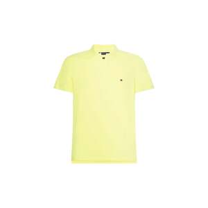 Tommy Hilfiger Polo tričko - TECH LINEN SLIM POLO žlté