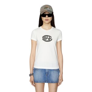 Diesel Tričko - T-SLI-E2 T-SHIRT biele