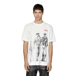 Diesel Tričko - PR-T-JUST-P5 T-SHIRT biele