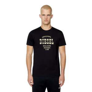 Diesel Tričko - T-DIEGOR-E12 T-SHIRT čierne