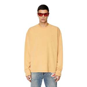 Diesel Mikina - S-ALMON-E1 SWEAT-SHIRT oranžová