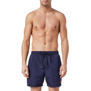 Diesel Plavky - BMBX-CAYBAY-X BOXER-SHORTS modré