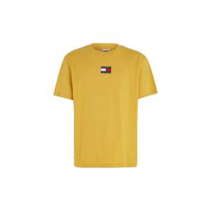 Tommy Jeans Tričko - TJM TOMMY BADGE TEE žlté