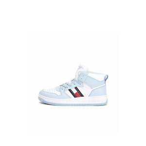 Tenisky - TOMMY JEANS MID POP BASKET WMN modré