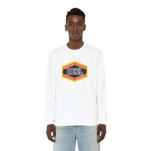 Diesel Mikina - S-GINN-K27 SWEAT-SHIRT biela