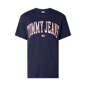 Tommy Jeans Tričko - TJM CLASSIC COLLEGIA modré