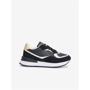 Black Women's Leather Sneakers Tommy Hilfiger - Women