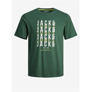 Dark green men's T-shirt Jack & Jones Delvin - Men's