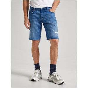 Men's Blue Denim Shorts Pepe Jeans - Men's