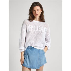 White Women's Pepe Jeans Sweatshirt - Women