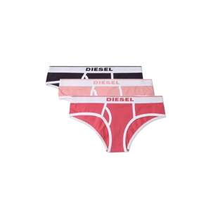 Diesel Nohavičky - UFPNOXYTHREEPACK UNDERPANTS malinovo-lososovo-tmavofialové